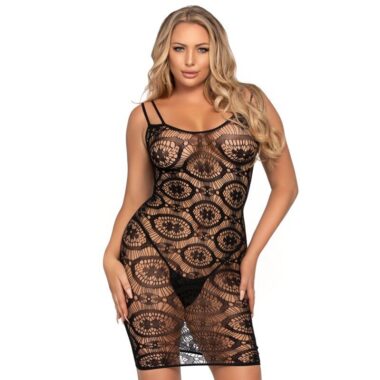 Leg Avenue - Daisy Crochet Minikleid, One Size