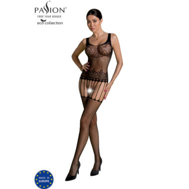 Passion - Eco Collection Bodystocking Eco Bs001 Schwarz