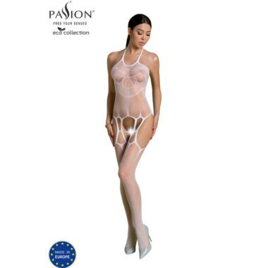 Passion - Eco Collection Bodystocking Eco Bs002 Weiss