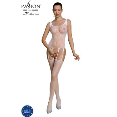 Passion - Eco Collection Bodystocking Eco Bs007 Weiss