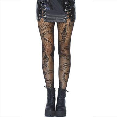 Leg Avenue - Strümpfe Net Snakes Schwarz