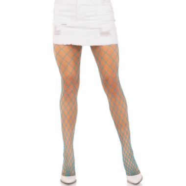 Leg Avenue - Diamond-Netzstrumpfhose Blau