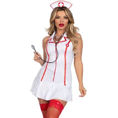 Leg Avenue - Kostüm Oberkrankenschwester Weiss S/M
