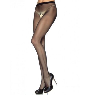 Leg Avenue - Nylonhöschen mit Schrittöffnung PlusSize