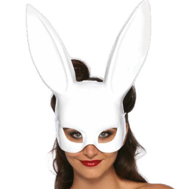 Leg Avenue - Masquerade Kaninchenmaske Weiss