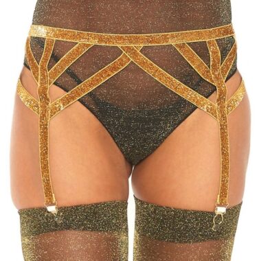 Leg Avenue - Elastischer Strumpfgürtel, One Size