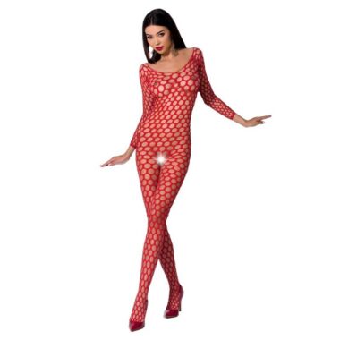 Passion - Woman Bs077 Bodystocking One Size Rot