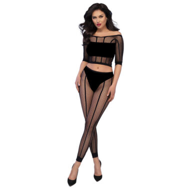 Chilirose - CR 4647 Top & Leggings schwarz S/M