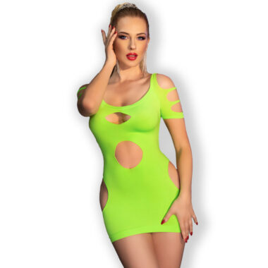 Chilirose - CR 4671 Kleid Grün S/M