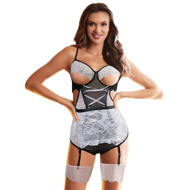 Subblime – Dienstmädchen-Body Kostüm L/Xl