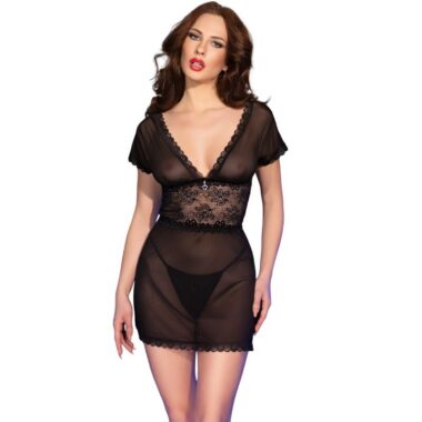 Chilirose - CR 4830 Babydoll schwarz L