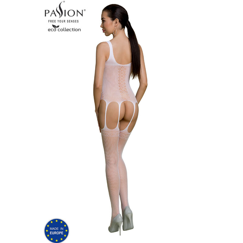 Passion - Eco Collection Bodystocking Eco Bs007 Weiss