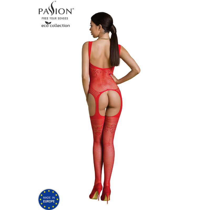 Passion - Eco Collection Bodystocking Eco Bs011 Rot