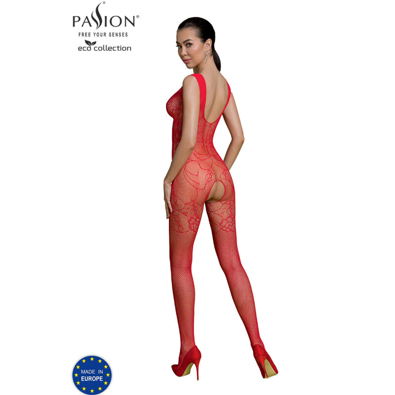 Passion - Eco Collection Bodystocking Eco Bs012 Rot