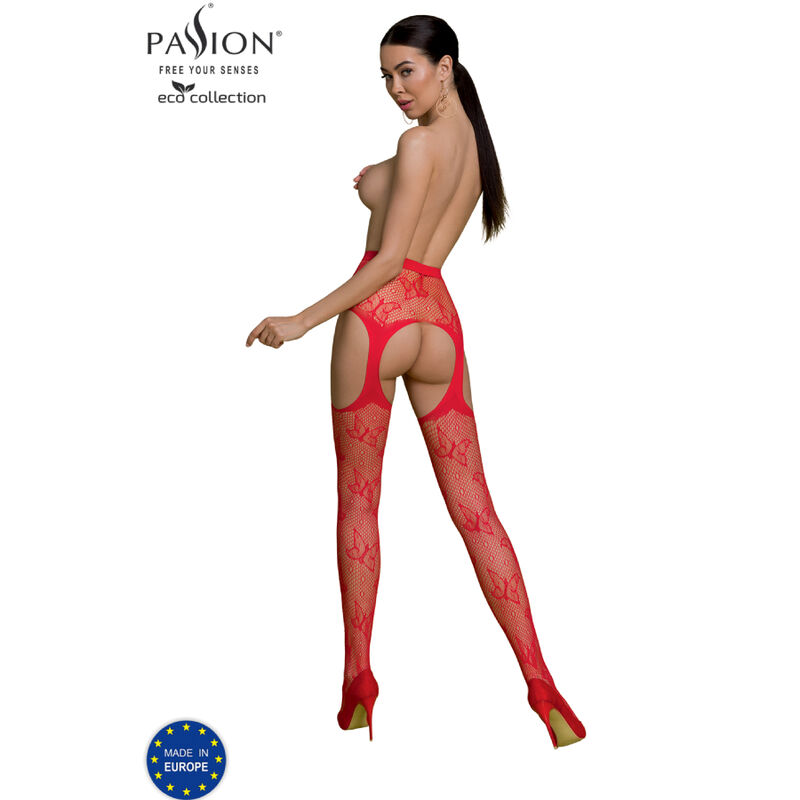 Passion - Eco Collection Bodystocking Eco S001 Rot