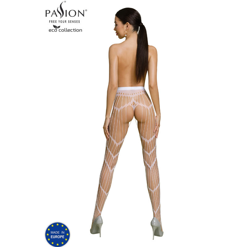 Passion - Eco Collection Bodystocking Eco S006 Weiss