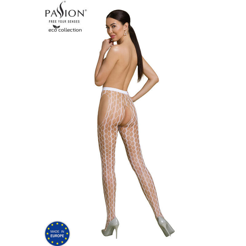 Passion - Eco Collection Bodystocking Eco S007 Weiss
