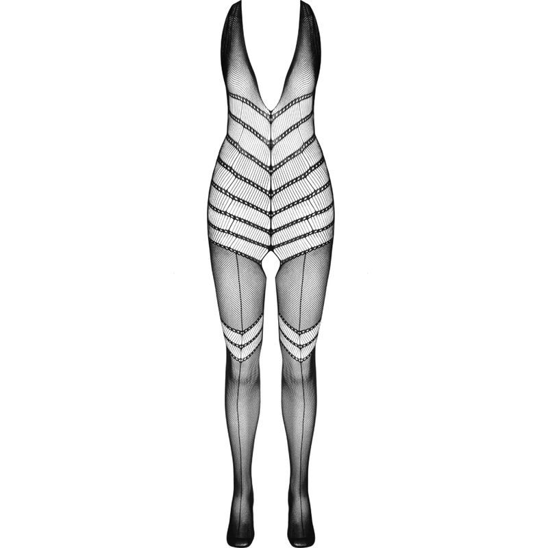 Passion - Bs100 Bodystocking Schwarz One Size